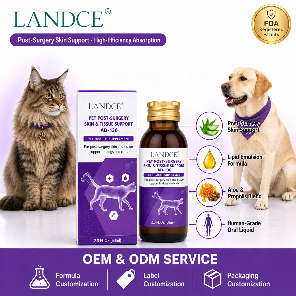 LANDCE AD-130 post-surgery recovery and tissue repair liquid for dogs and cats