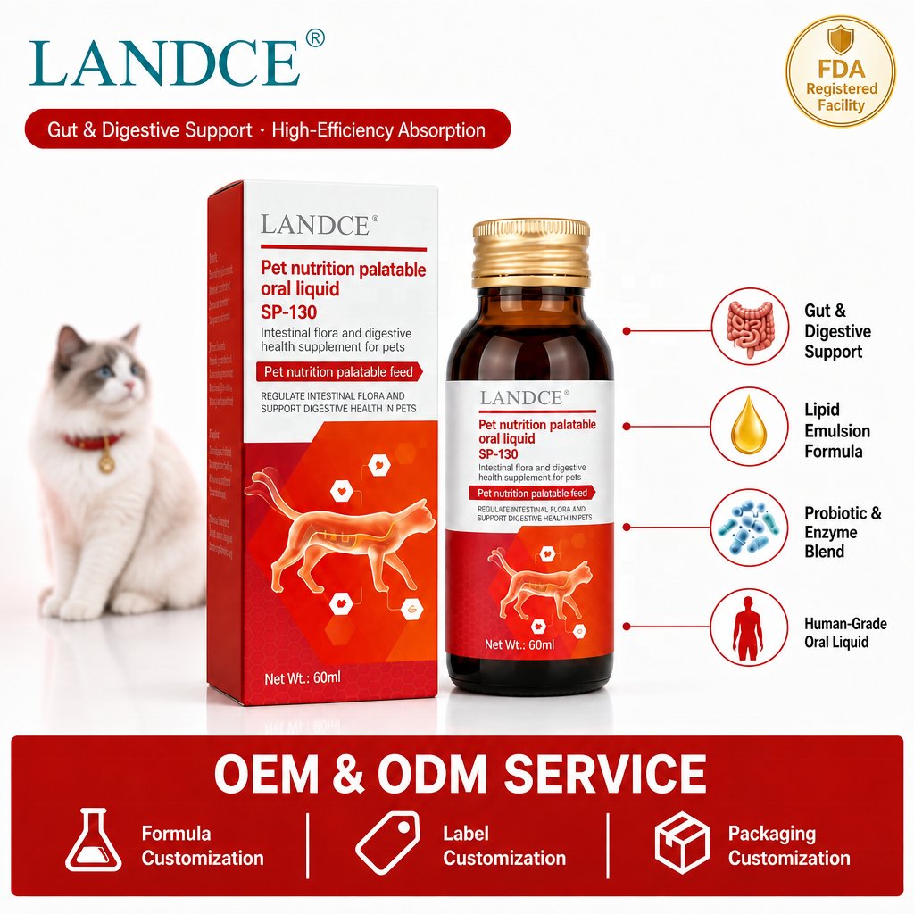 LANDCE SP-130 digestive support probiotic liquid for dogs and cats